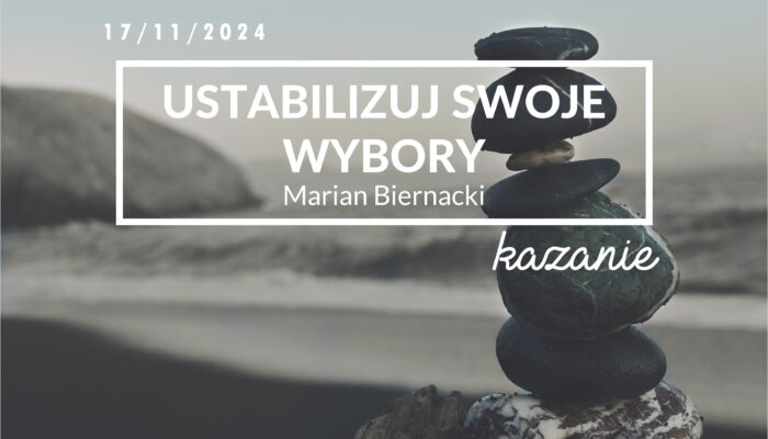 Ustabilizuj swoje wybory